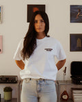T-shirt "Music is the Answer" — Blanc