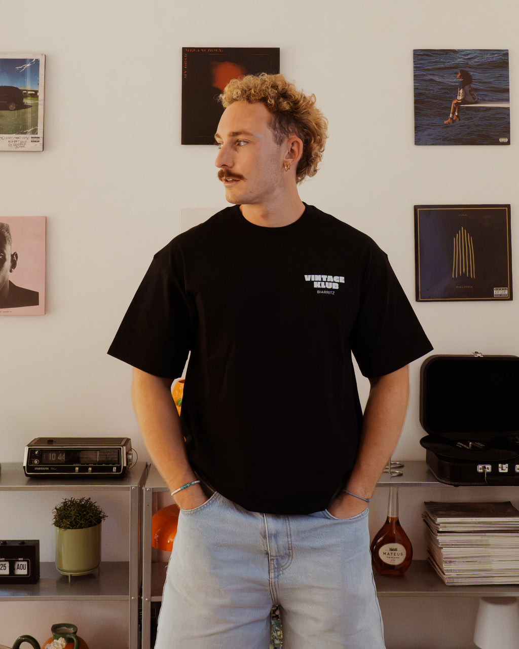 T-shirt Music is the Answer - Noir