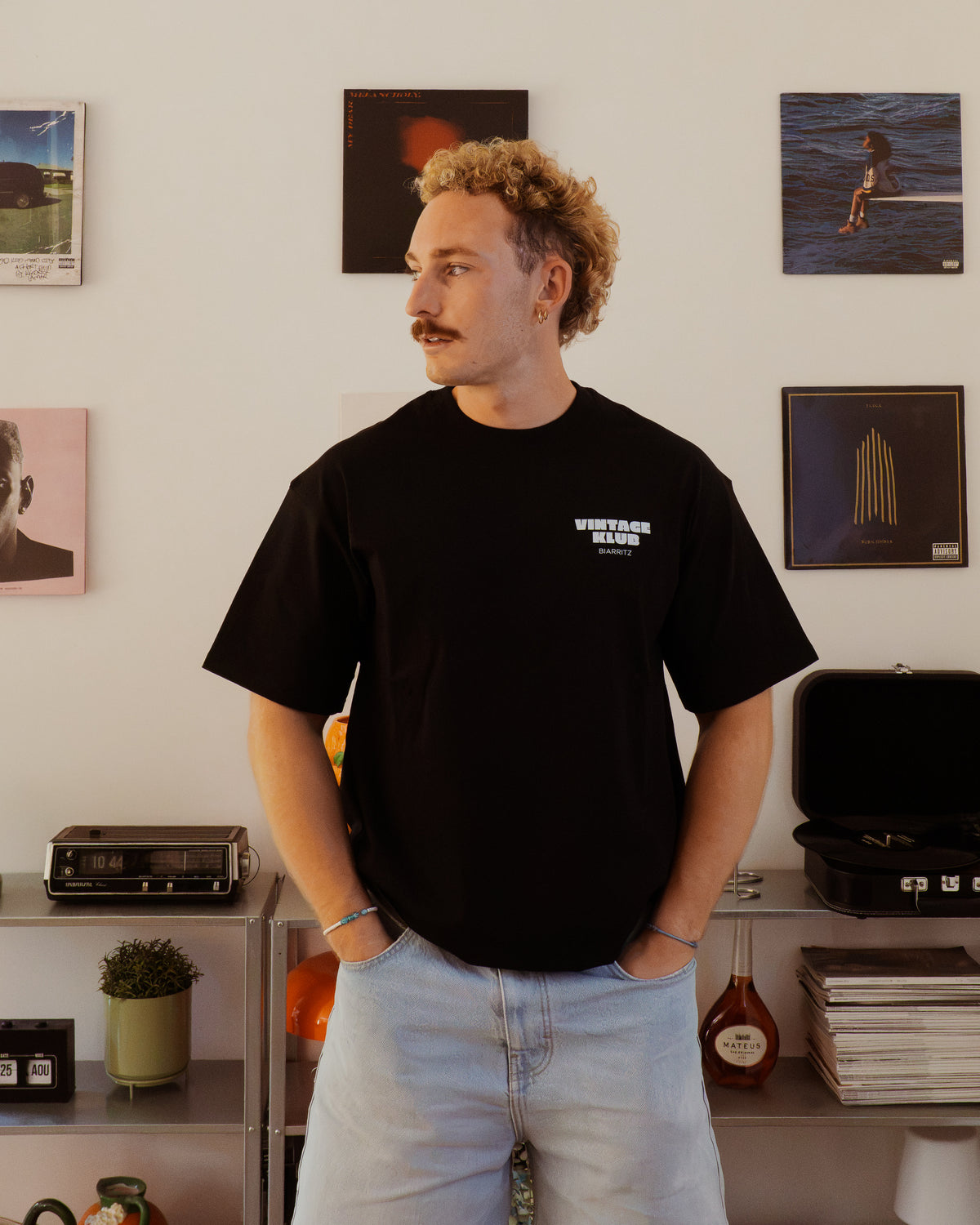 T-shirt Music is the Answer - Noir