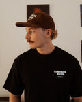 Casquette en velours côtelé