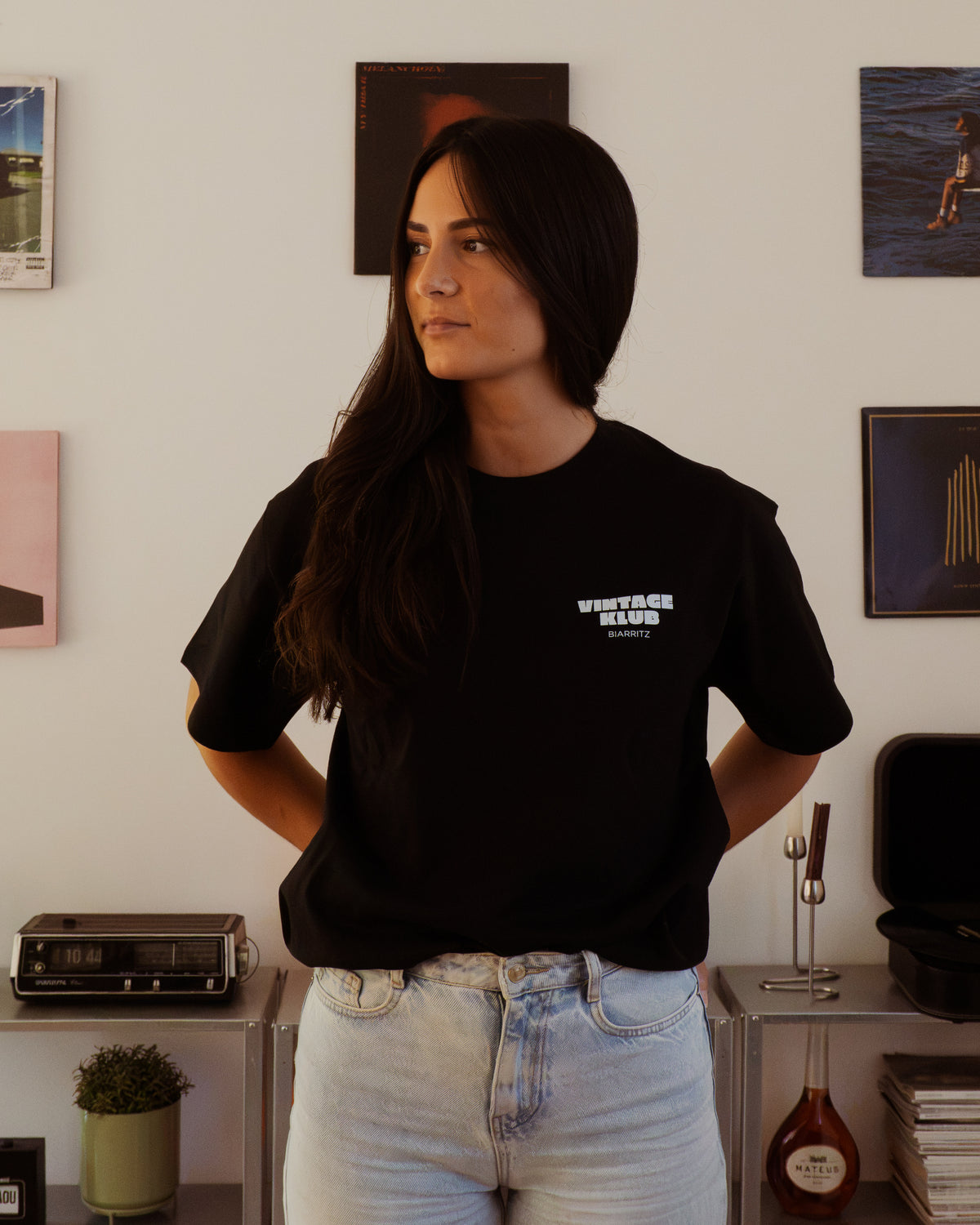 T-shirt Music is the Answer - Noir
